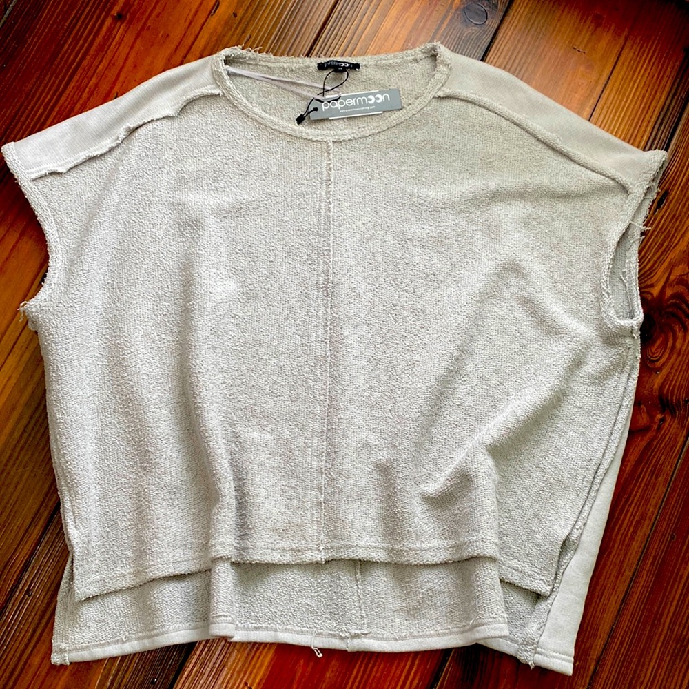 Papermoon Light Grey Top